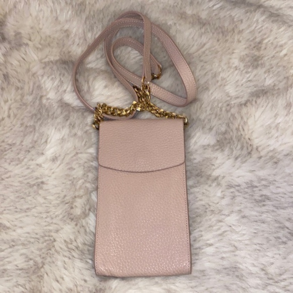 14th & Union Crossbody Pouch in Pink Leather Nordstrom